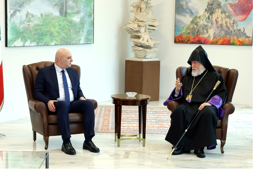 His Holiness Catholicos Aram I Visits His Excellency President of the Republic of Lebanon General Joseph Aoun