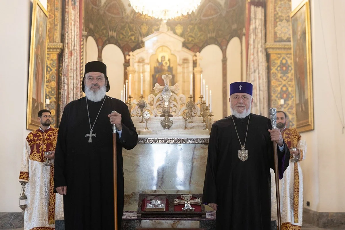 His Holiness Patriarch Mor Ignatius Aphrem II Visits His Brother in Christ His Holiness Catholicos Karekin II