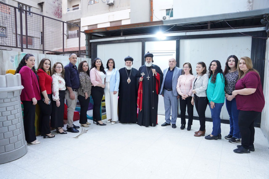 His Holiness Patriarch Mor Ignatius Aphrem II Visits the Balabel El-Amal Kindergarten in Qamishly