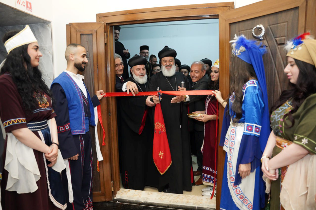 His Holiness Patriarch Mor Ignatius Aphrem II inaugurated the headquarters of Urhoy Artistic Committee in Qamishly