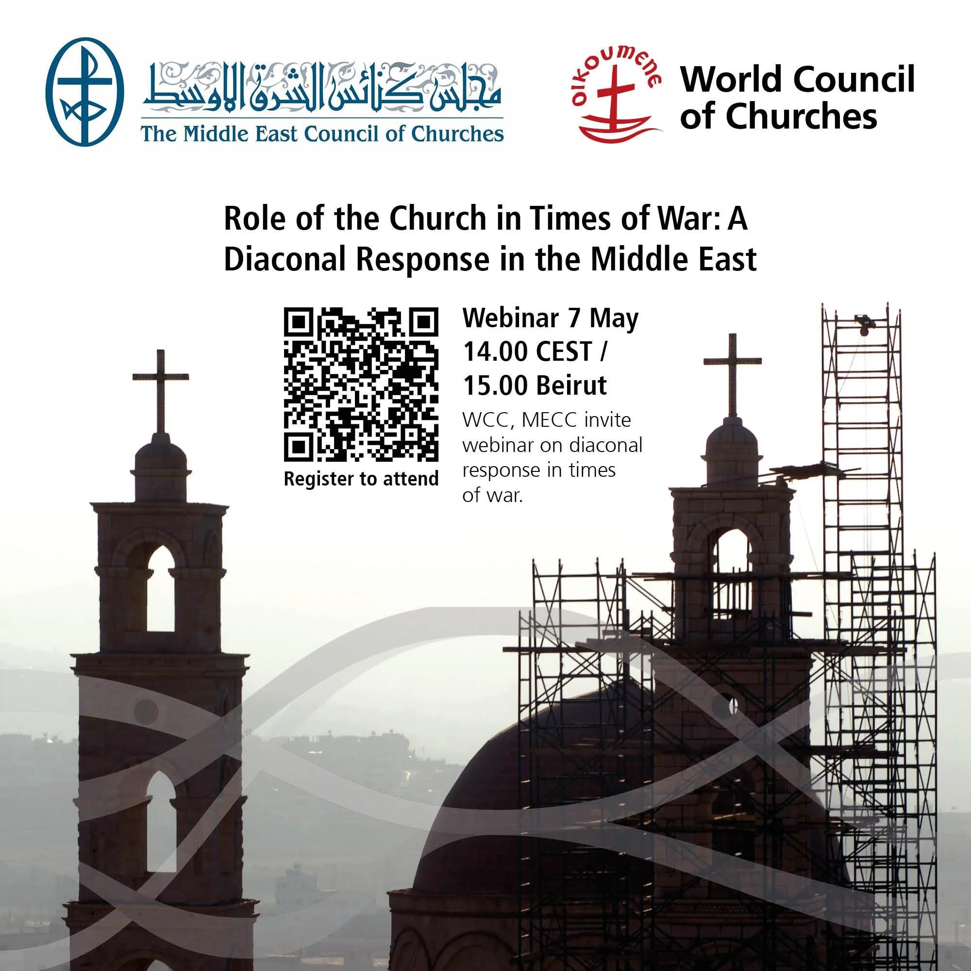 Middle East: WCC, MECC invite webinar on diaconal response in times of war