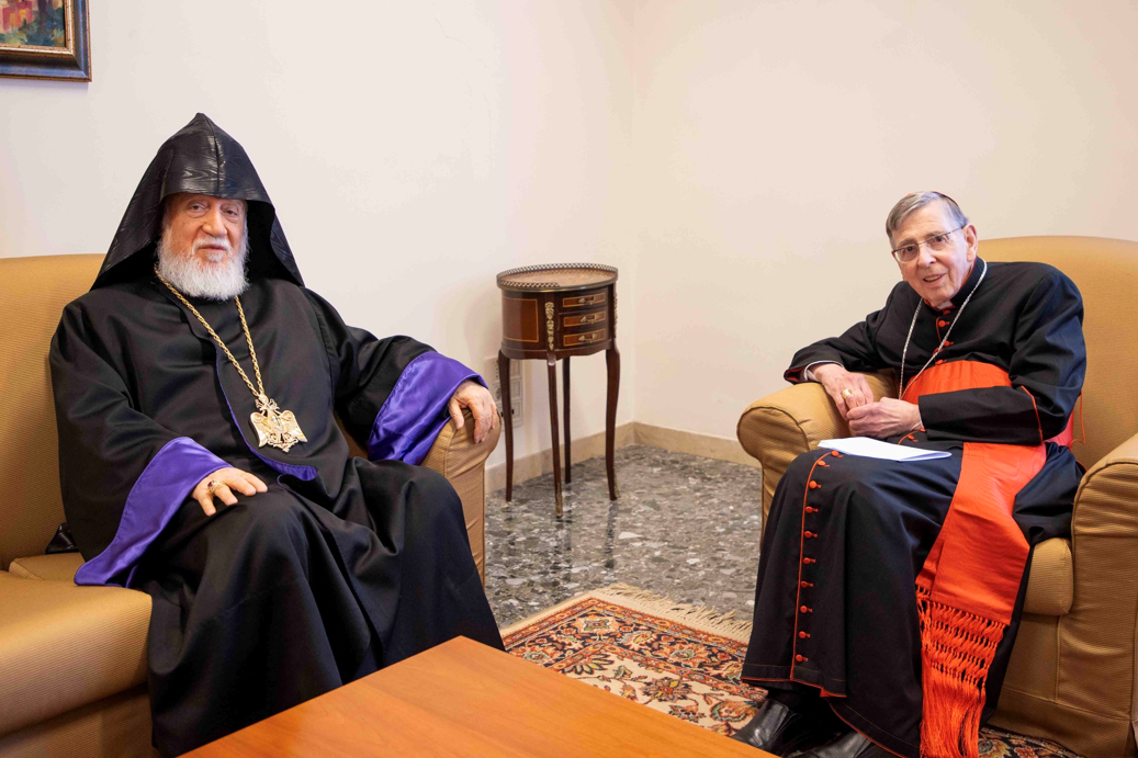 His Holiness Catholicos Aram I Meets His Eminence Cardinal Kurt Koch: “The Ecumenical Movement in Today’s World Must Adopt a New Agenda and Vision”