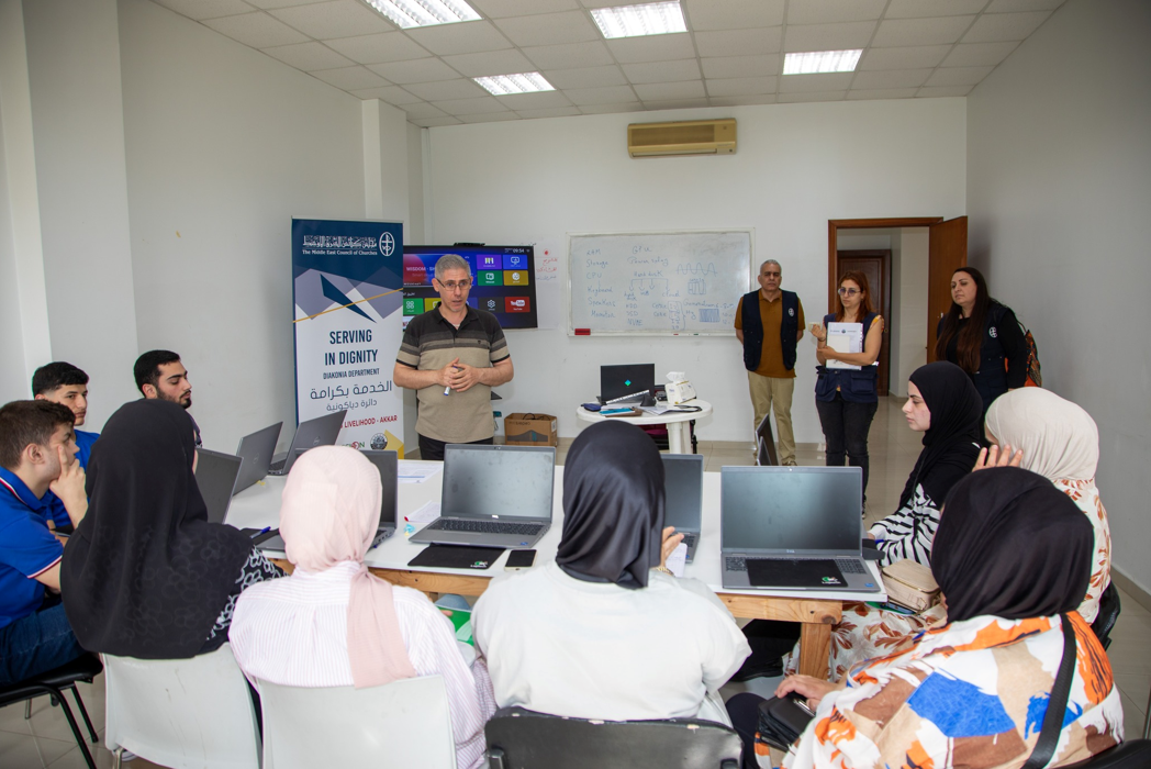 Safadi Foundation Launches in Collaboration with MECC and with the Support of Danmission, Two Training Courses in Digital Skills and Light Construction Work