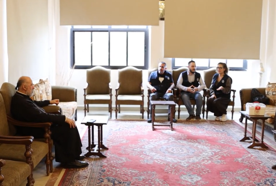 MECC Team on a Field Support Visit to the Lebanese Town of Deir El Qamar