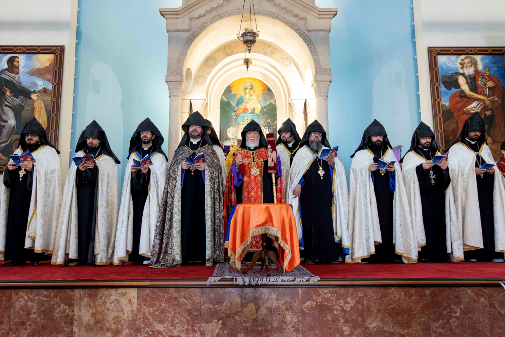 Armenia’s First Independence Day and the Name Day of His Holiness Catholicos Aram I Marked with Prayer at the Catholicosate of the Great House of Cilicia