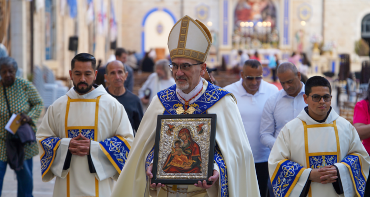His Beatitude Patriarch Cardinal Pierbattista Pizzaballa Celebrates the Conclusion of the Marian Month with the Traditional Procession in Jerusalem’s Old City