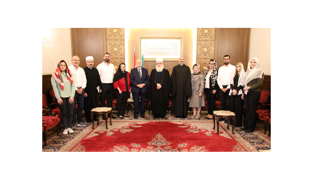 وفد من الأمانة العامة لمجلس كنائس الشرق الأوسط