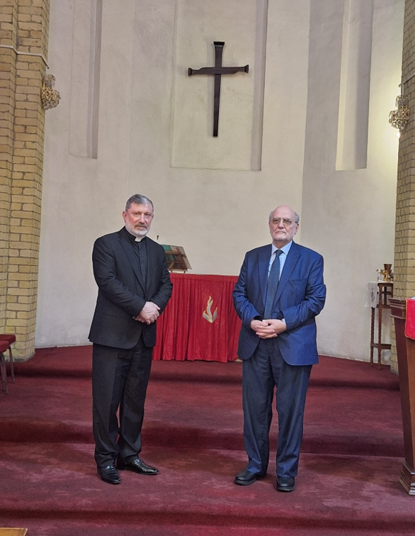 Canon Fayez Gerges Received the MECC Secretary General