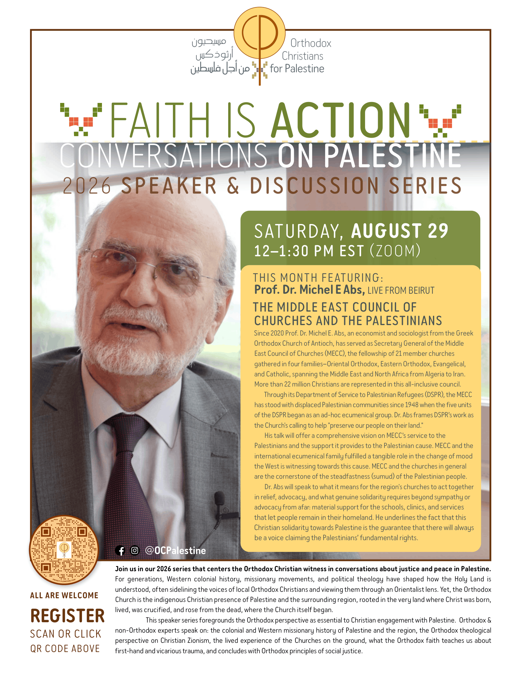 A Webinar with the MECC Secretary General Professor Michel Abs