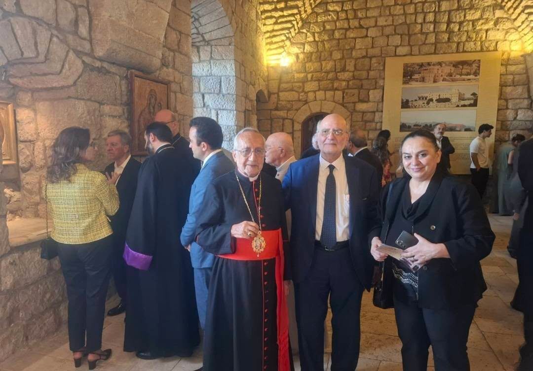 The MECC Secretary General Professor Michel Abs Participates in the Opening of the Church Exhibition “Testimony of the Spiritual Heritage” at Our Lady of Bzommar Monastery