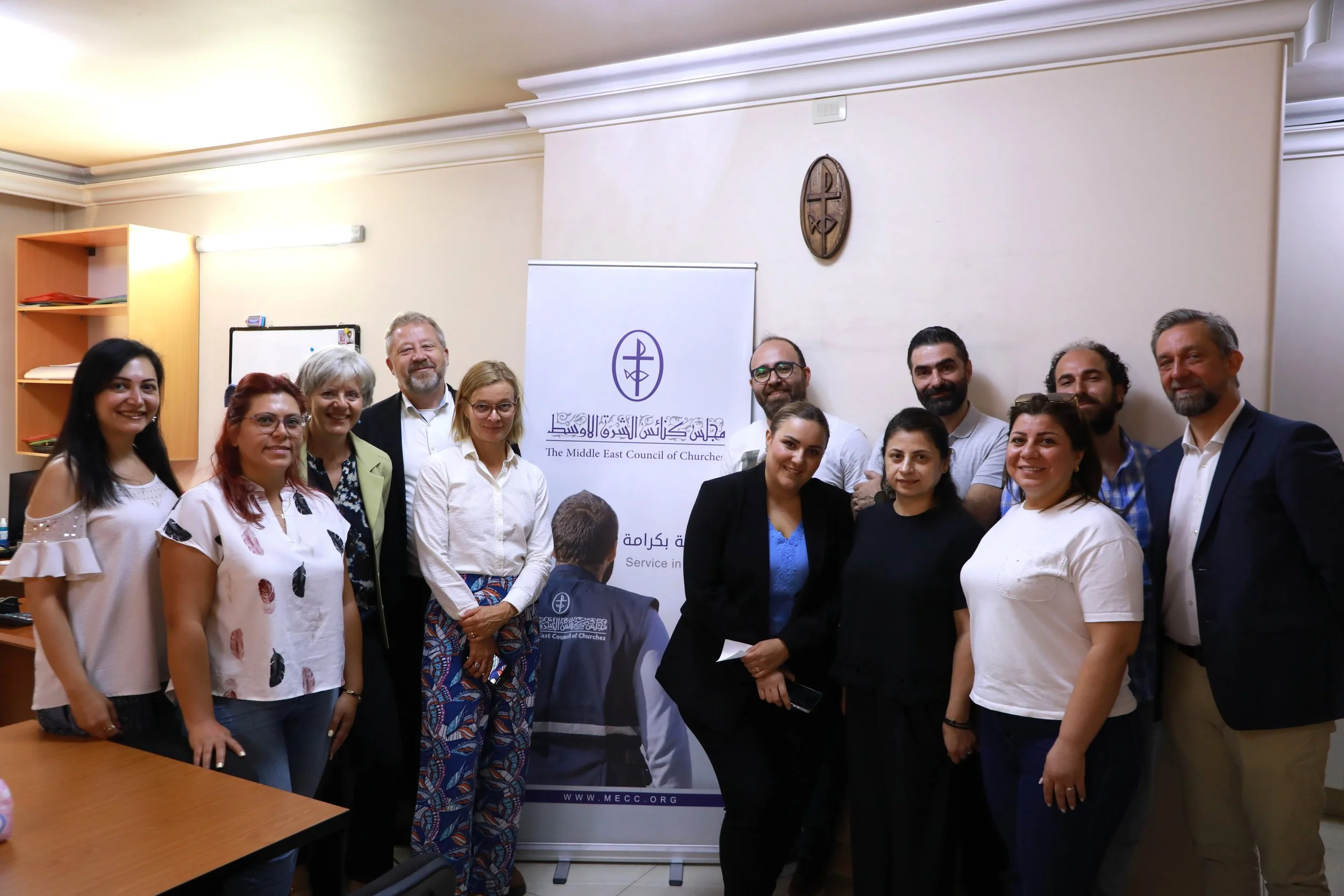 Danmission Delegation Visits MECC in Damascus to Strengthen Cooperation