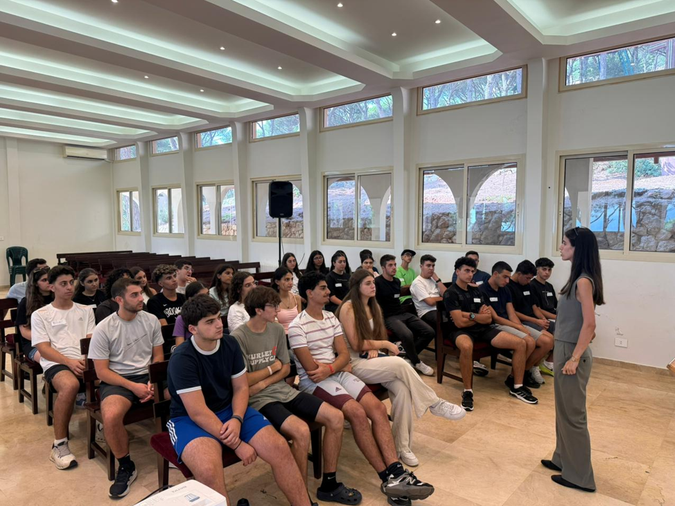 Day One of the Youth Leadership Building Camp in Lebanon Organized by MECC and Its Partners