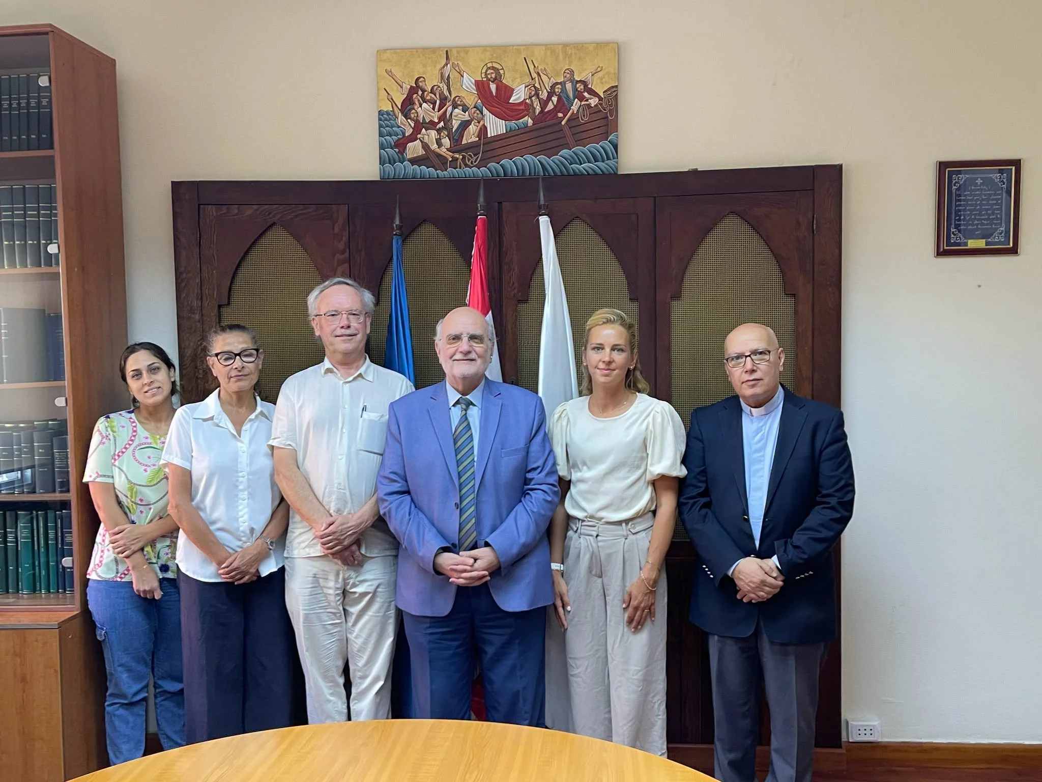 A Delegation from Kerk in Actie (KIA) Visits MECC in Beirut