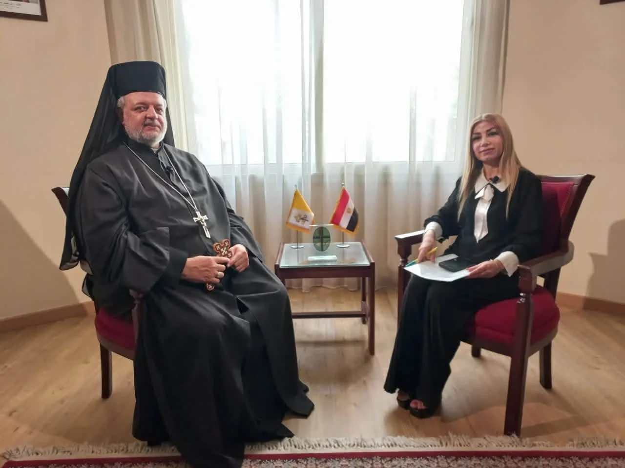 “Leaders and Positions” Program… A Media Interview with His Eminence Bishop Thomas Adly About the Coptic Catholic Church and the Future of Ecumenism