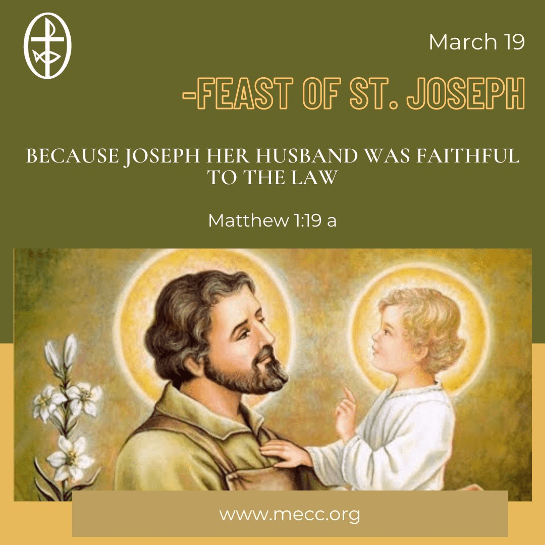 Standing Together in Prayer - Feast of St. Joseph — The Middle ...