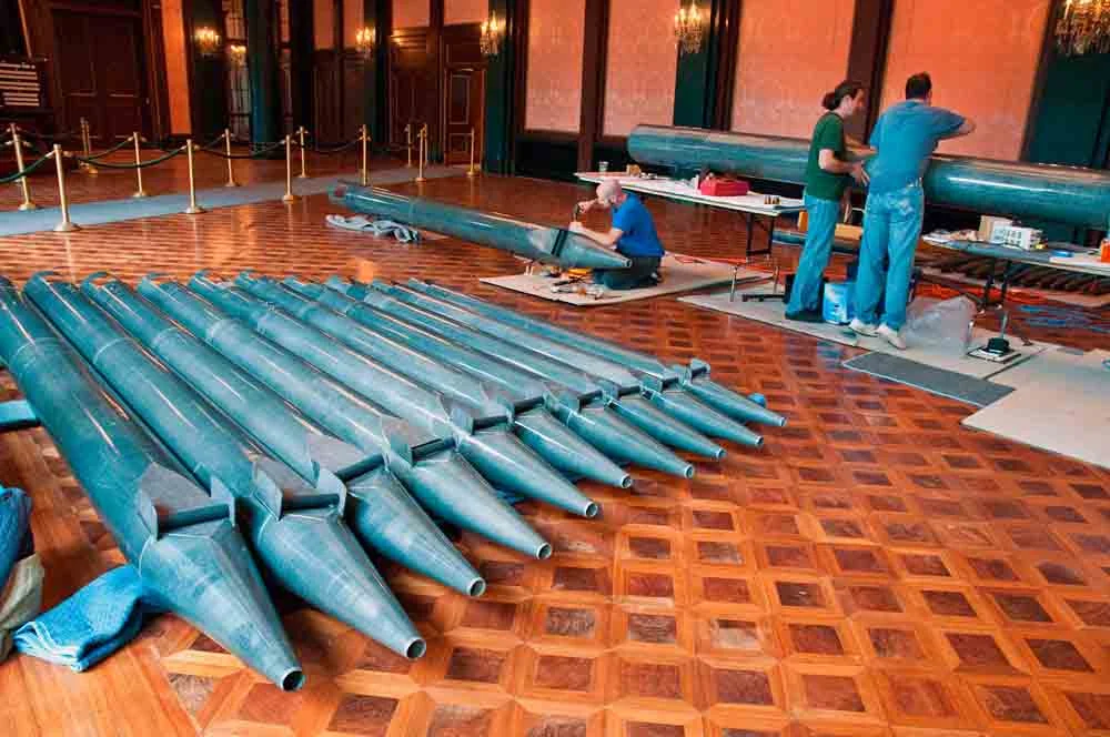Spencer Organ Company, Inc. restoring the organ at Longwood Gardens in Kennett Square, Pennsylvania