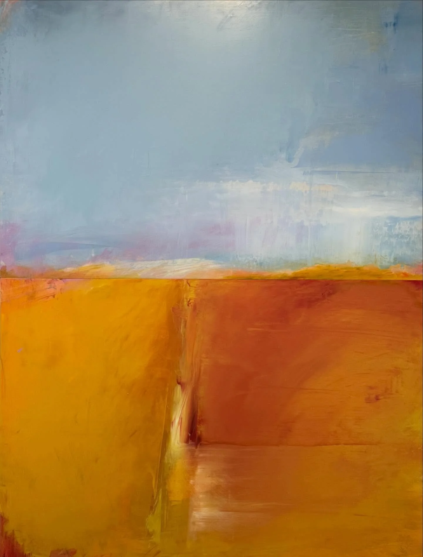 SOLD: &ldquo;Slot Canyon&rdquo; by Ted Olson. If you squint your eyes you can feel the heat from this painting. Fitting, since its new home will be in Phoenix.🌞
&zwnj;
More works from Ted Olson and many other regional artists at the 301 Gallery on O