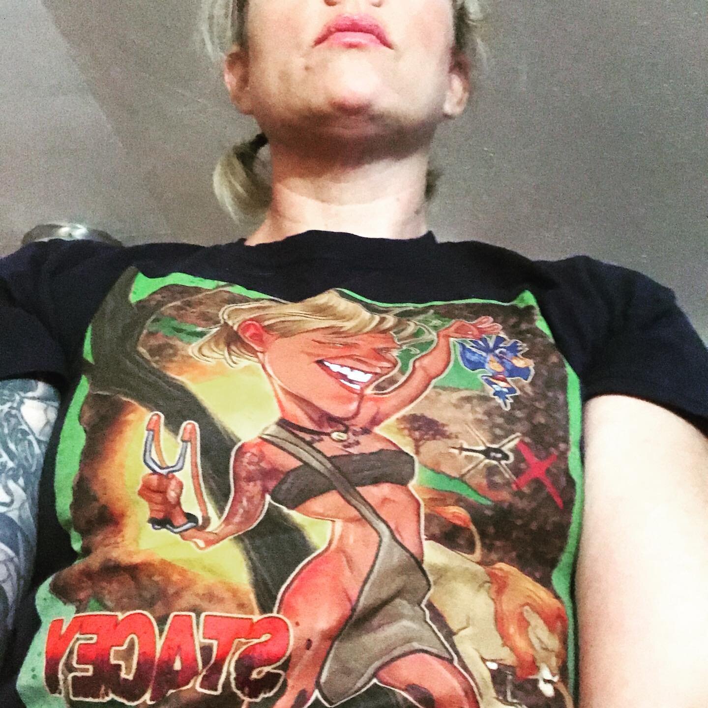 Today is the day that I wear my Stacey shirt 
#nakedandafraidxl #nakedandafraid