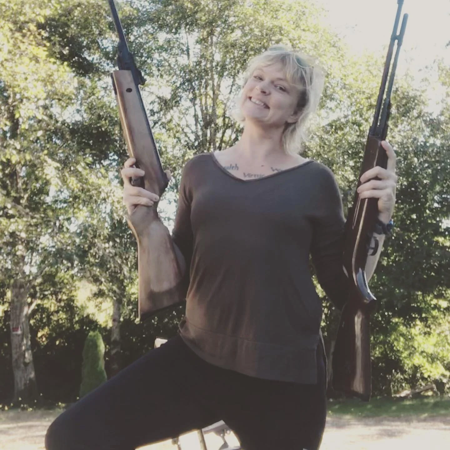 When you&rsquo;ve had enough bullshit and decide to bust some bbs and pellets aka caps #shooting #targetpractice #hardcorefirepower