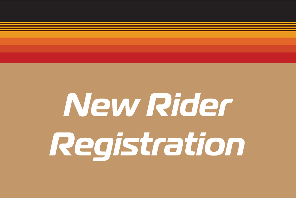New Rider Registration 2025