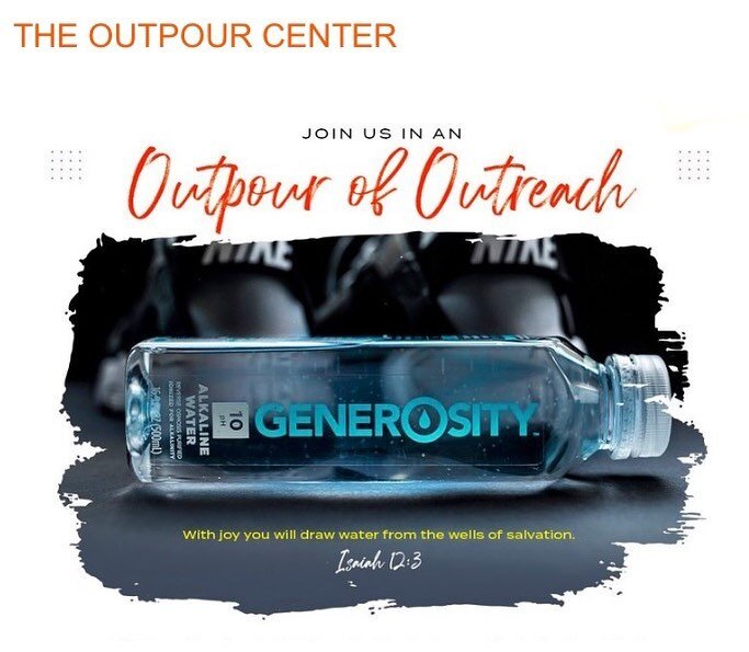 The Outpour Center is a church we are supporting through the water crisis in Jackson, Mississippi. Please consider giving (via link in bio) to support their mission and this community in need!

&ldquo;At The Outpour Center, we believe in giving to Go