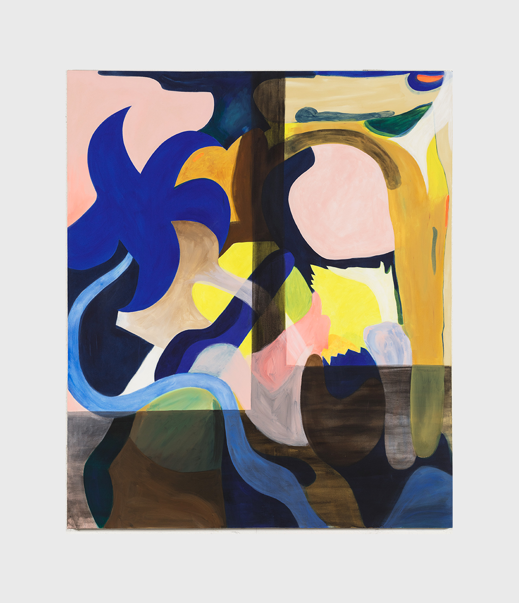  Sandy , 2019, acrylic on canvas, 75 x 63 inches