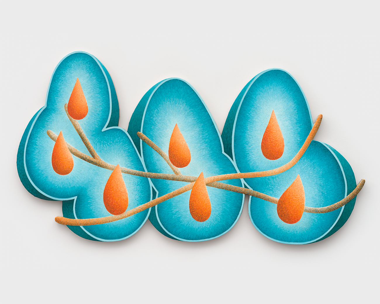  Some of their wishes granted , 2026, oil on linen, 30 x 54 inches