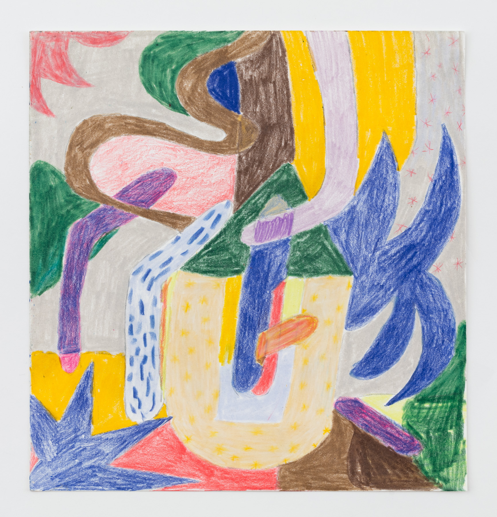 Candy Villain 2018 Colored pencil on paper 8” x 7½”