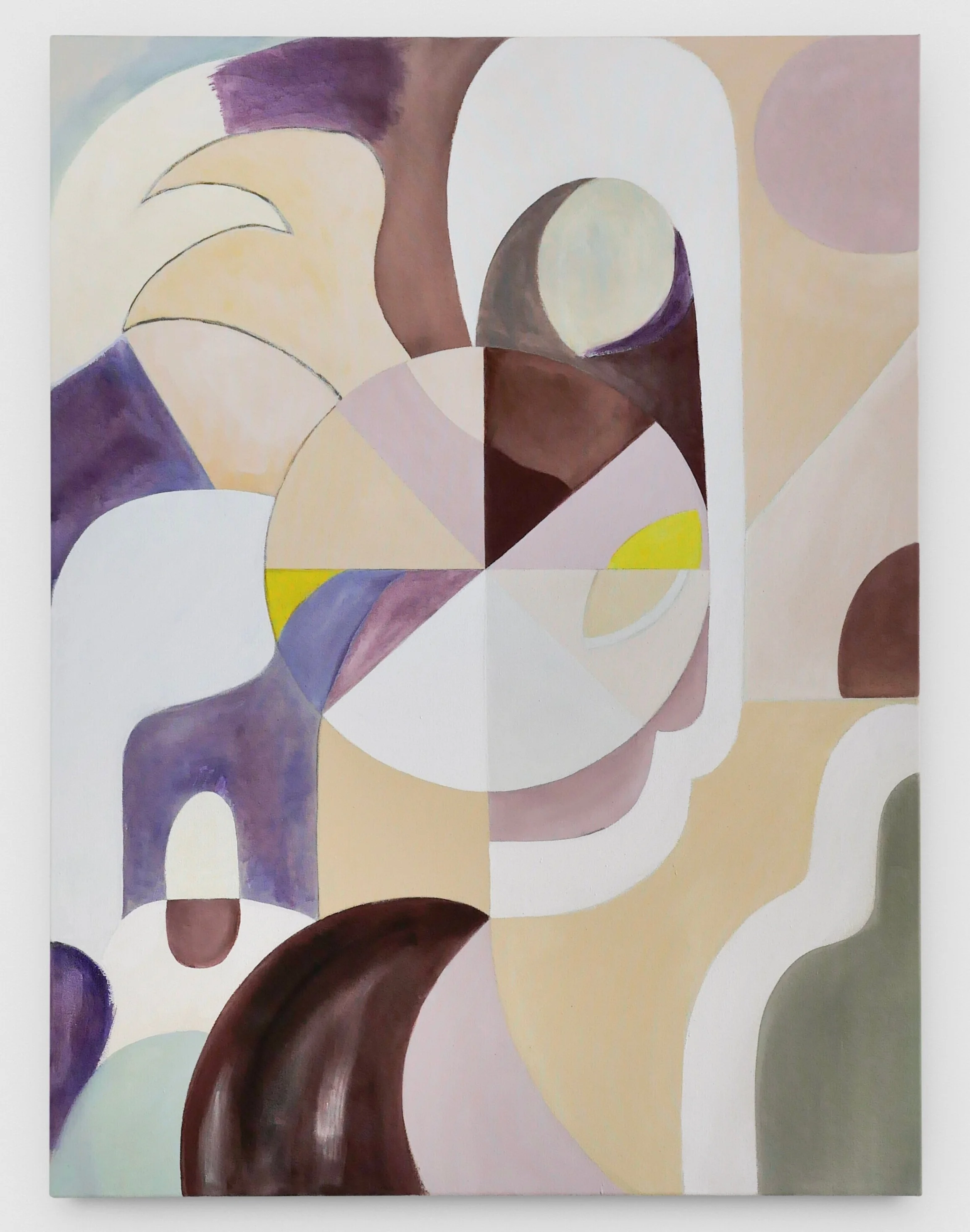 Runes 2019 Acrylic on canvas 48 x 36 inches