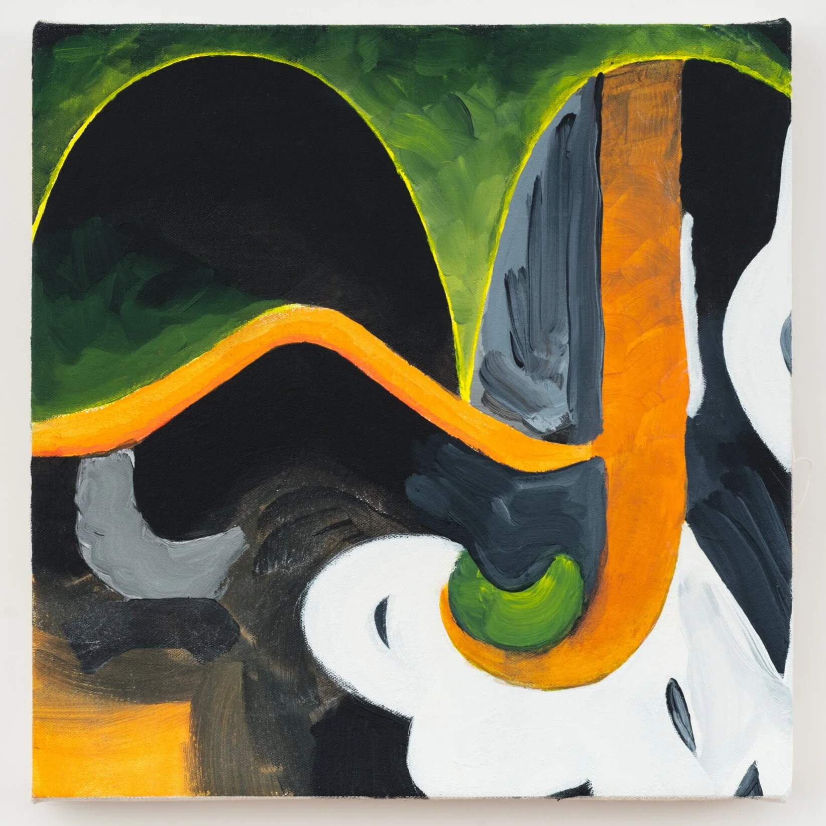 You Swan, Go On (After Mount Eerie) 2019 Acrylic on canvas 12 x 12 inches