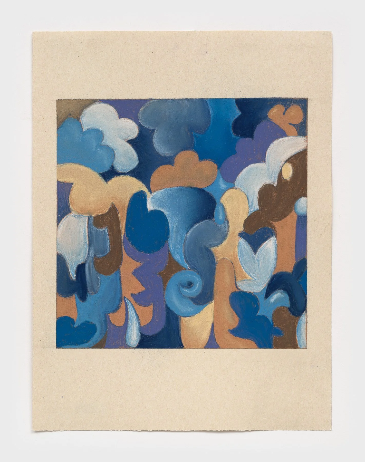   Puddle  2025 soft pastel on sand paper 12 x 9 inches 