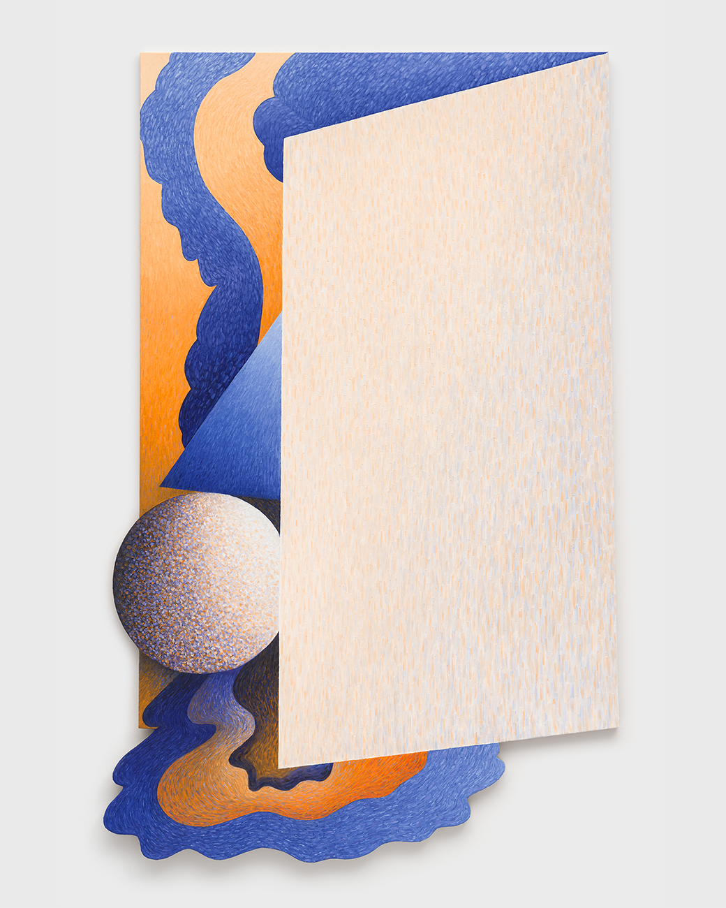  Yes , 2026, oil on linen, 76 x 48 inches