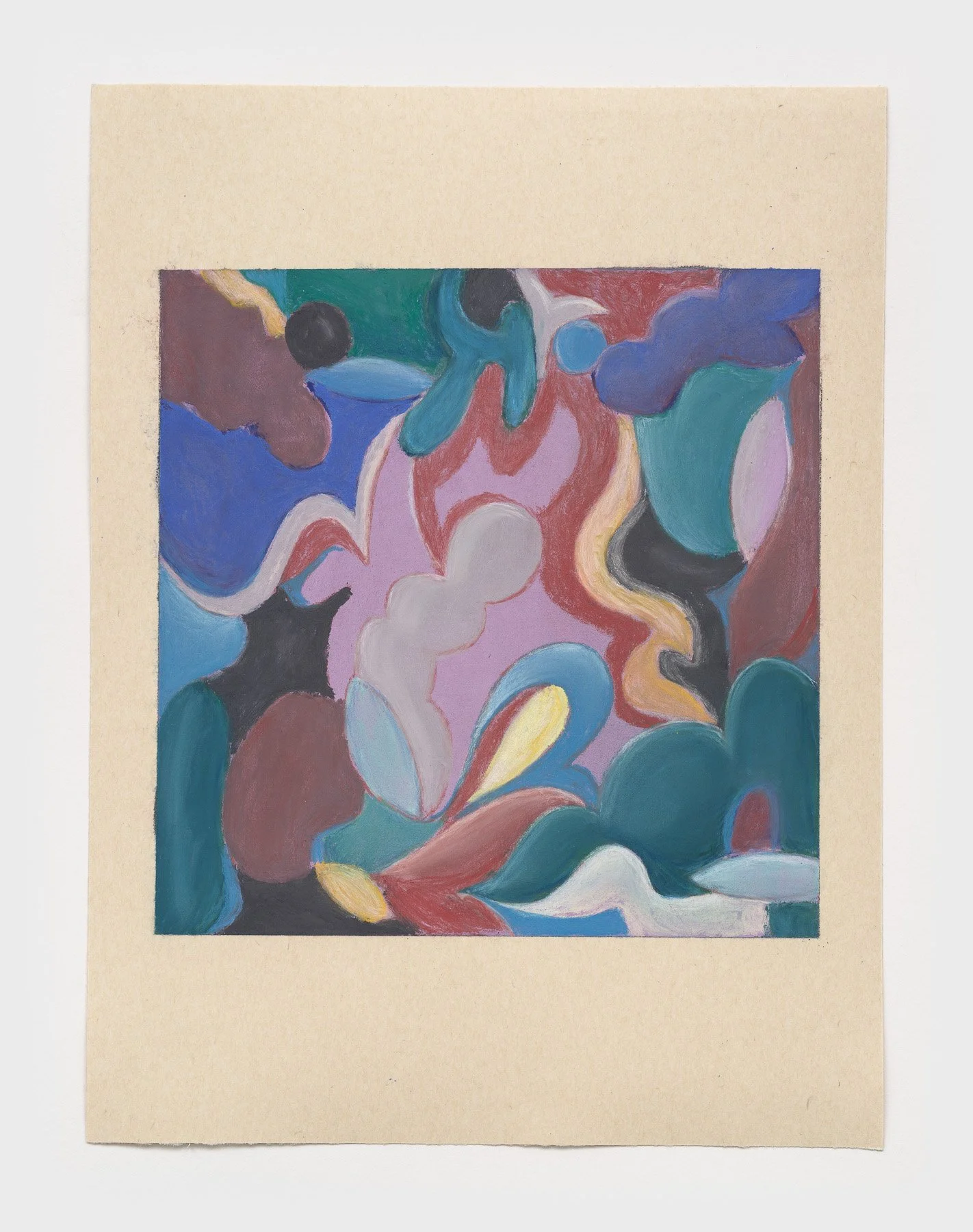   Return your pond to the stars  2025 soft pastel on sand paper 12 x 9 inches 