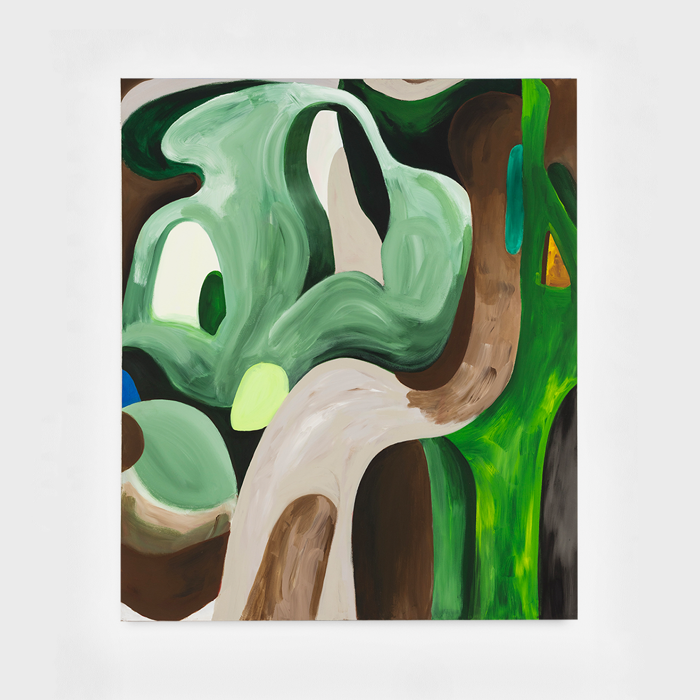  Mamushi , 2019, acrylic on canvas, 75 x 63 inches