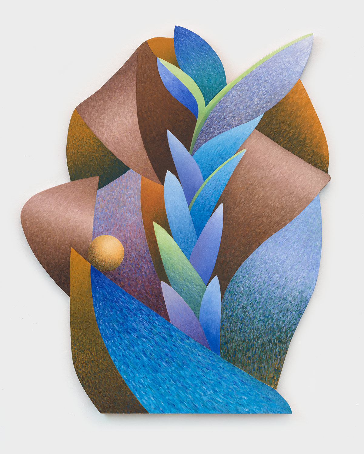  Meant to scatter , 2026, oil on linen, 60 x 48 inches