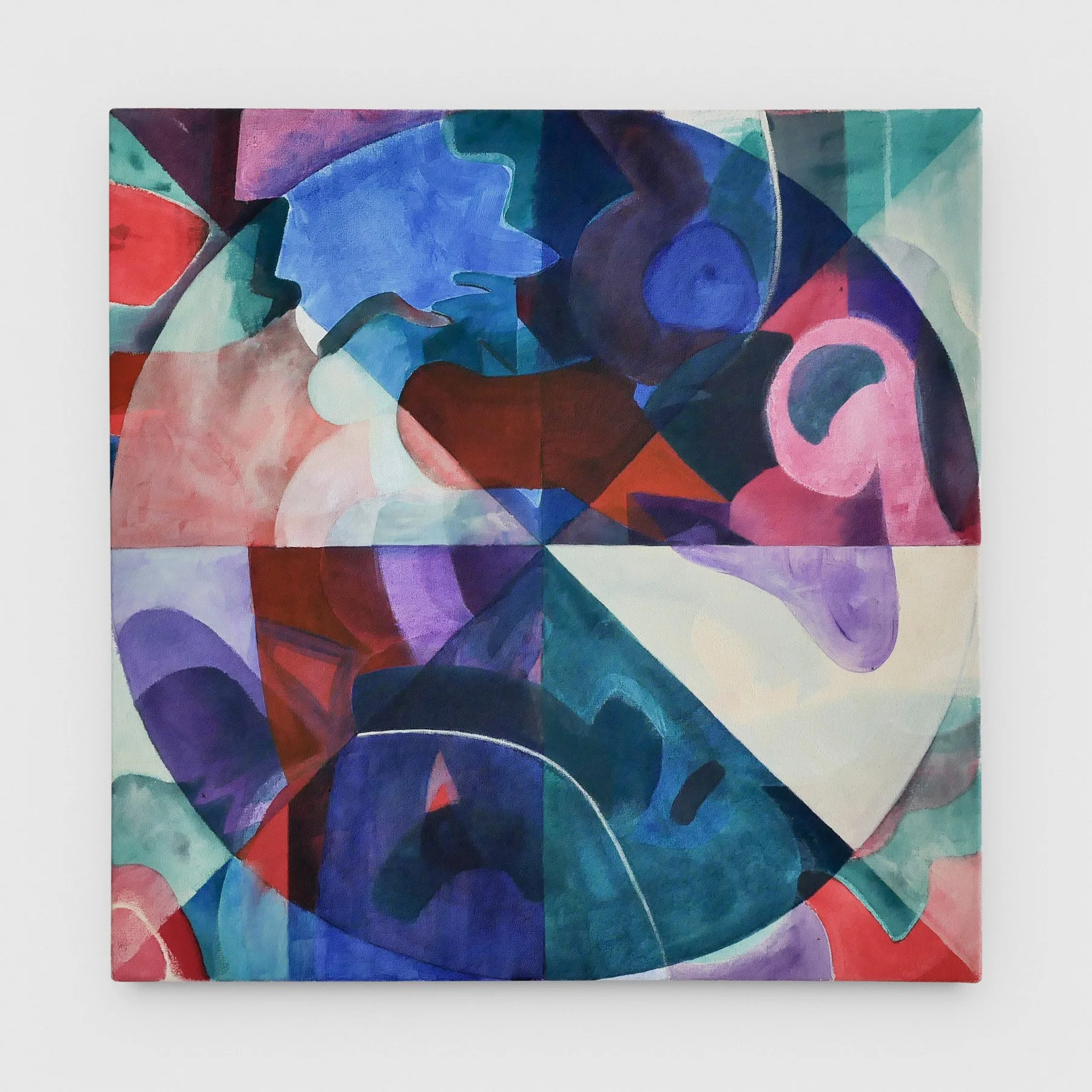  Ring Road , 2019, acrylic on canvas, 24 x 24 inches