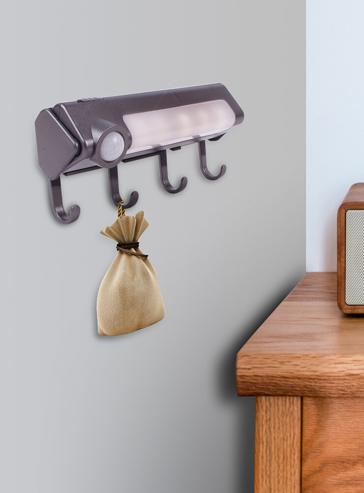 Wall Light with Hooks