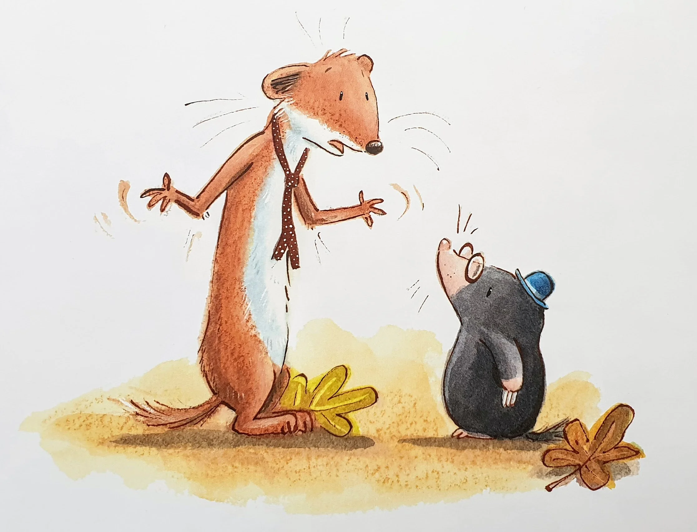 © by Tim Warnes 2020 | From A Little Bit Worried by Ciara Gavin and Tim Warnes (Little Tiger Press 2020)