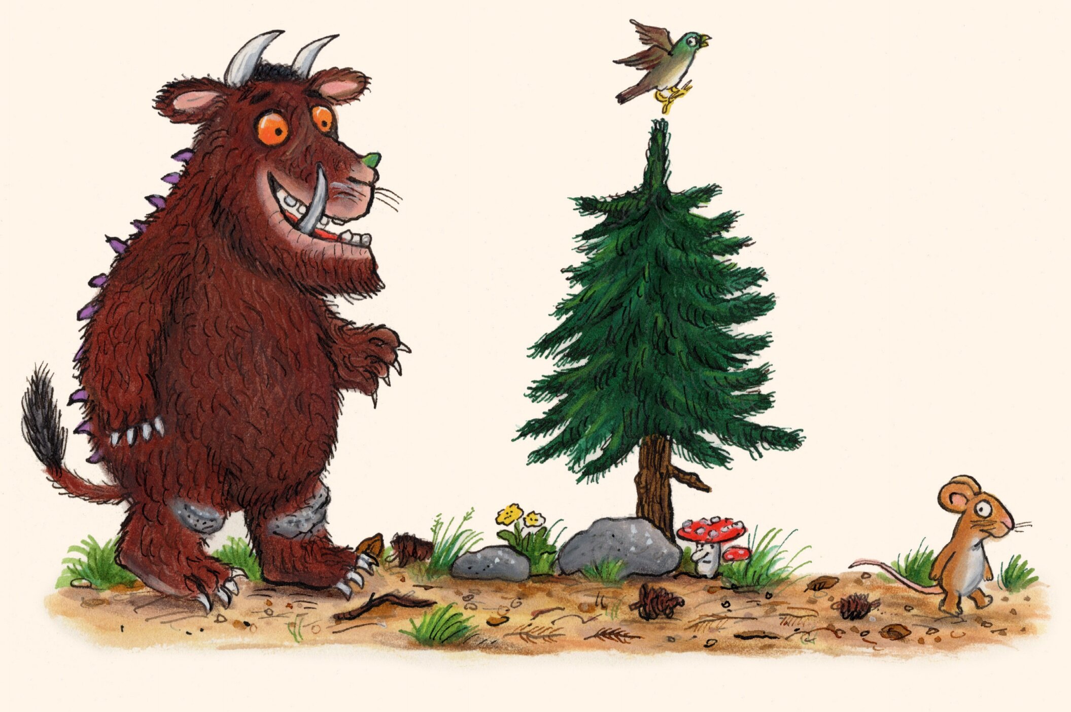 Social distancing with the Gruffalo — Tim Warnes