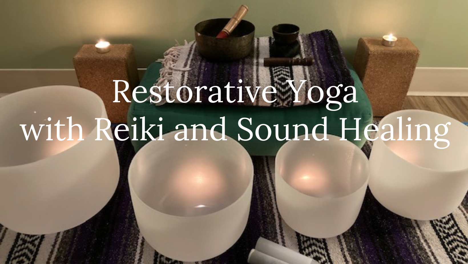 New/Full Moon Restorative Yoga with Reiki and Sound Healing