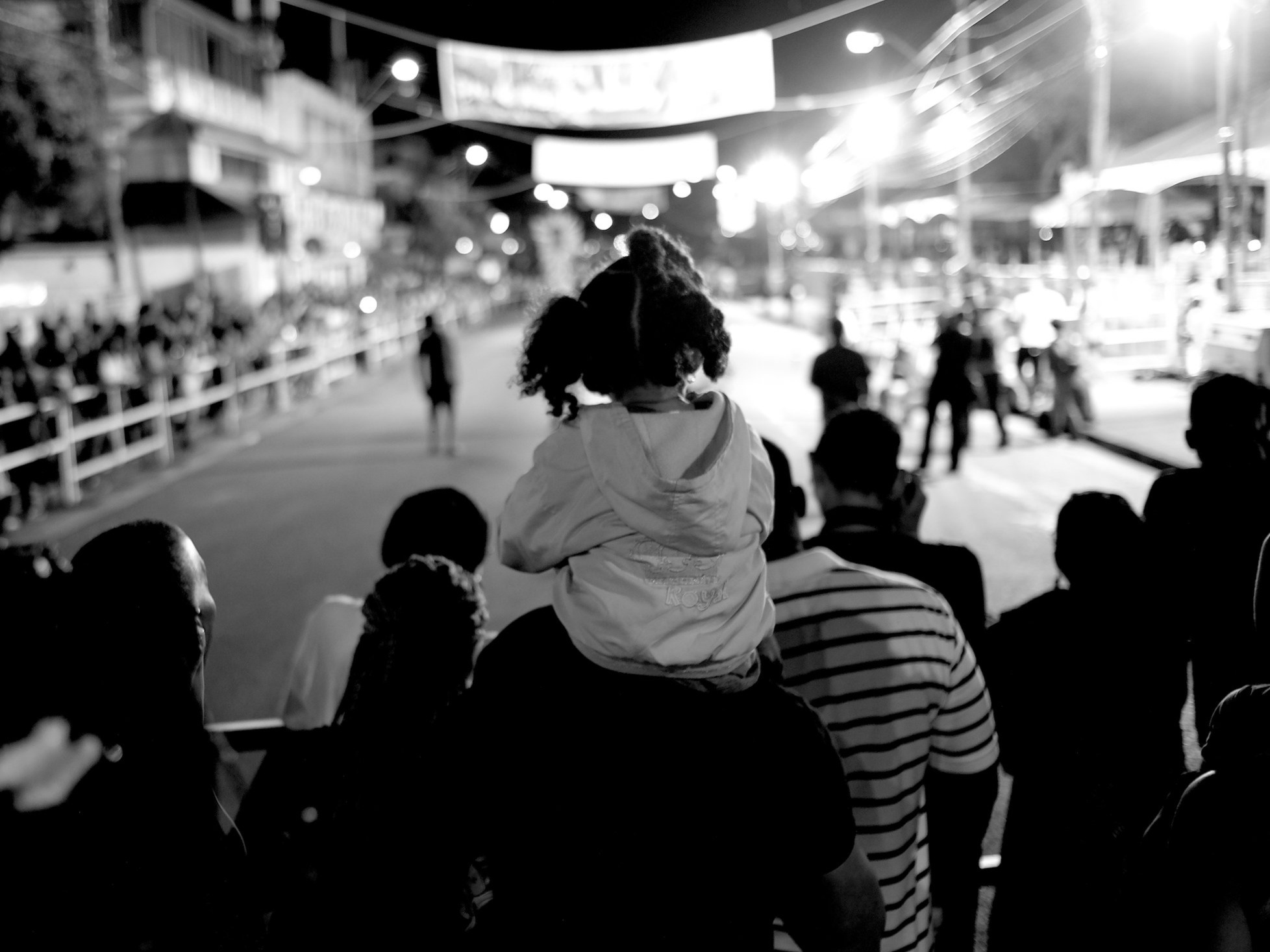 Child On Shoulders, Adam Smith Square, Trinidad 2019.