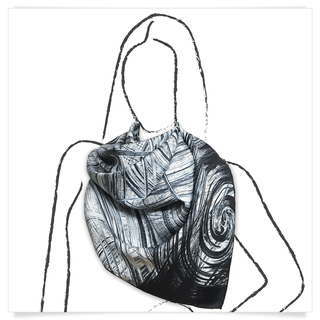 Abstract Swirl Square