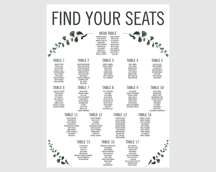 Wedding Lupine Graphic Design Wedding Lupine Graphic Design, How Many Tables For 200 Guests