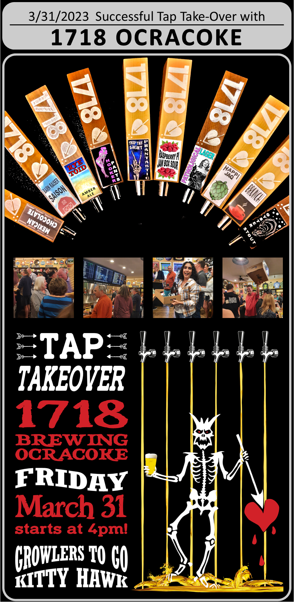 EVENTS & SPECIALS — Growlers To Go Craft Beer