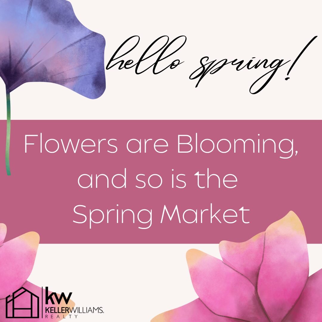 Welcome Spring🌷

We've been waiting for you. I think we're all in agreement that we're ready for long sunny days and warm air.

This spring season is the perfect time to get in the house hunt or have your home hit the market. We expect it to be busy