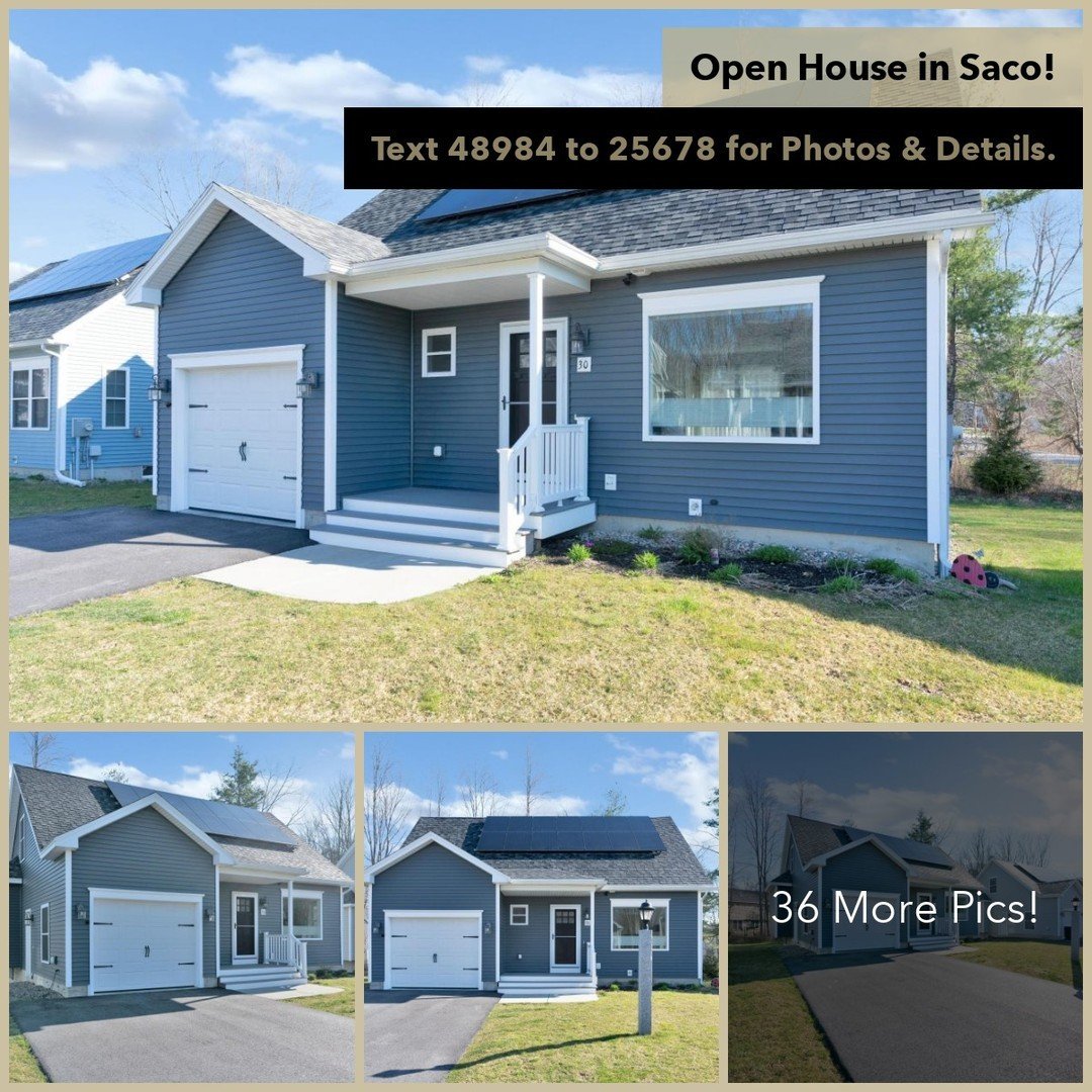 Open House in Saco! 🏡 

👨&zwj;👩&zwj;👧&zwj;👦 For INSTANT ACCESS to all photos, details and more, Text 48984 to 25678 or go to https://www.searchallproperties.com/information/3270742

Welcome to Settlers Landing, a highly desirable neighborhood in