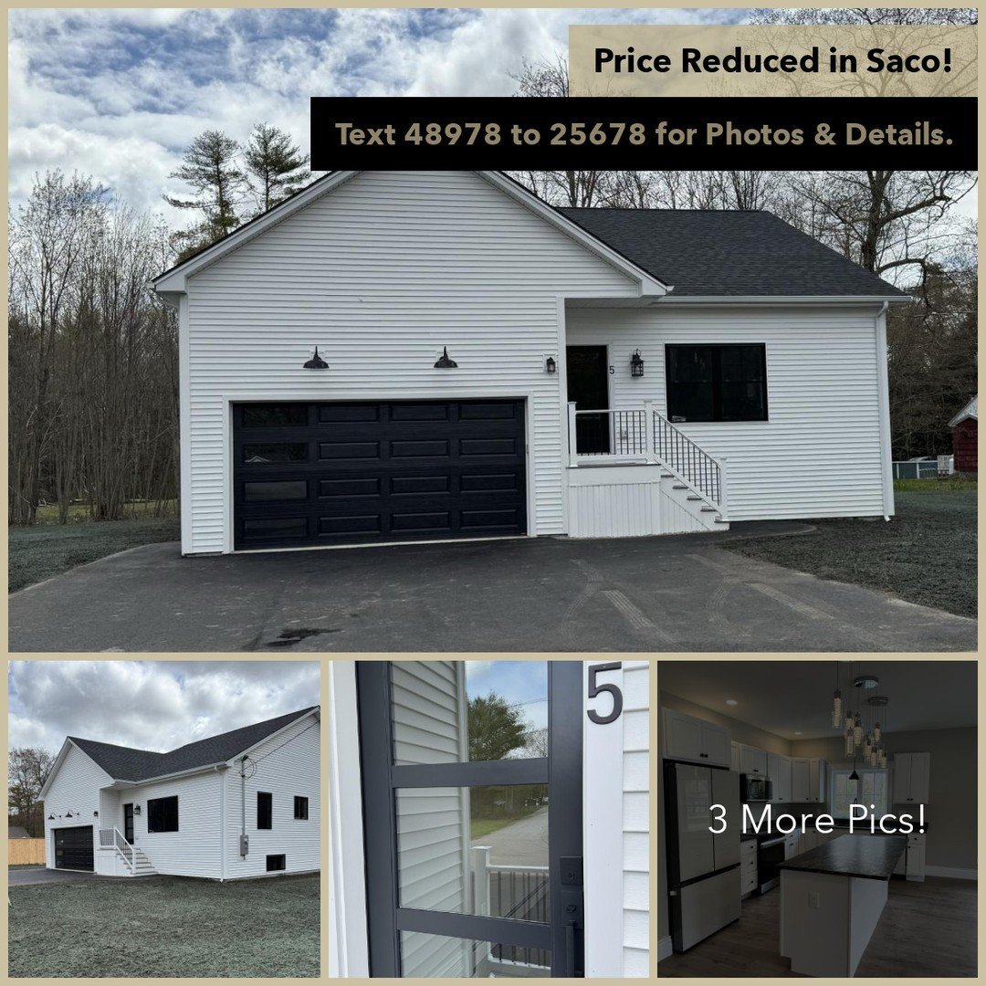 Price Reduced in Saco! 🏡 

👨&zwj;👩&zwj;👧&zwj;👦 For INSTANT ACCESS to all photos, details and more, Text 48978 to 25678 or go to https://www.searchallproperties.com/information/3267590

 Check out this cozy 3-bedroom, 2-bath ranch that's fresh on