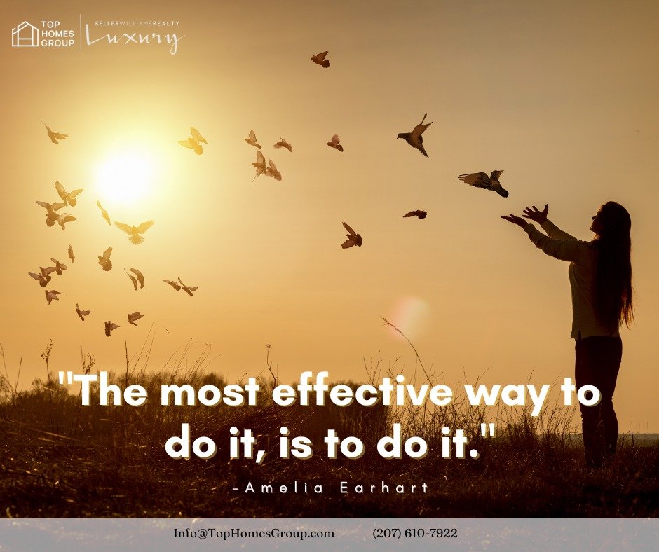✨ Monday Motivation ✨

&ldquo;The most effective way to do it, is to do it.&rdquo; &ndash; Amelia Earhart 🚀

Whatever it is you're putting off&hellip; take the first step today. Action builds confidence, and momentum creates magic. 💫

Let&rsquo;s s