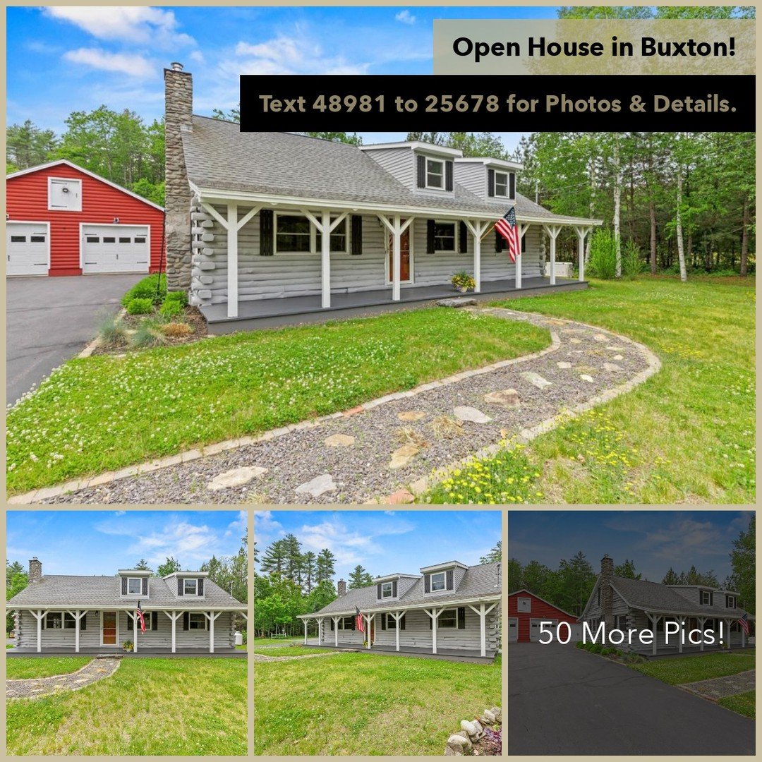 Open House in Buxton! 🏡 

👨&zwj;👩&zwj;👧&zwj;👦 For INSTANT ACCESS to all photos, details and more, Text 48981 to 25678 or go to https://www.searchallproperties.com/information/3396316

Discover rustic elegance and modern comfort at 60 Line Road, 