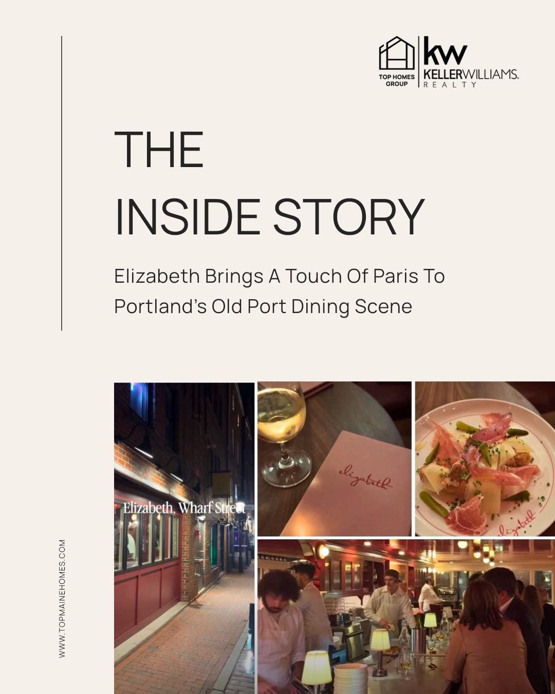 Looking for a delightful dining experience in Portland?

Say hello to Elizabeth, the new French-inspired bar and restaurant that&rsquo;s taking the Old Port by storm!

With its glossy red ceiling and cozy atmosphere, Elizabeth is not just a place to 